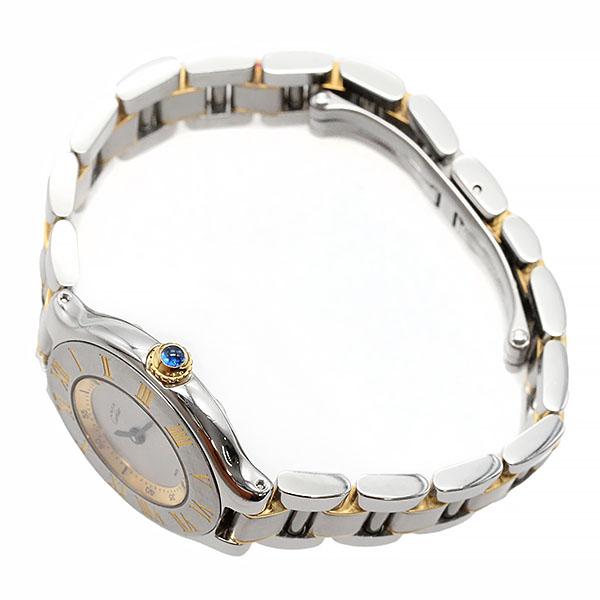Cartier カルティエ  W10073R6 ﾏｽﾄ21 SM ｼﾙﾊﾞｰ文字盤 SS×YG ｸｫｰﾂ時計 - MUST DE CARTIER カルティエ Cartier マスト21 ヴァンティアン