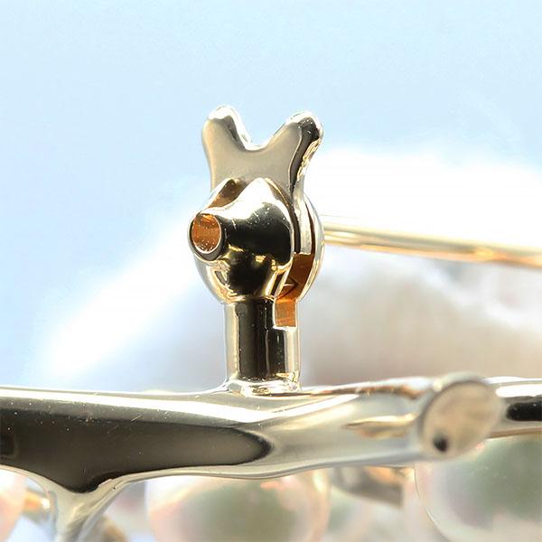 MIKIMOTO（ミキモト） 幸福の木 K18YG パール ブローチ ゴールド750