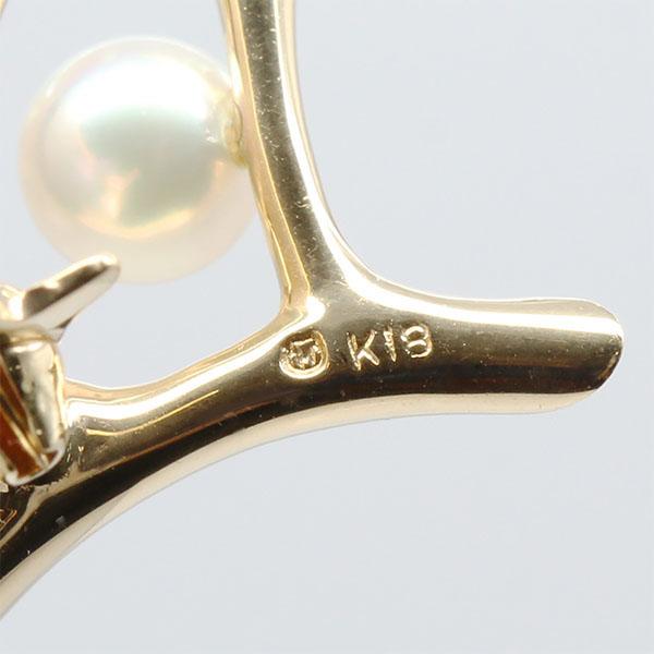 MIKIMOTO（ミキモト） 幸福の木 K18YG パール ブローチ ゴールド750