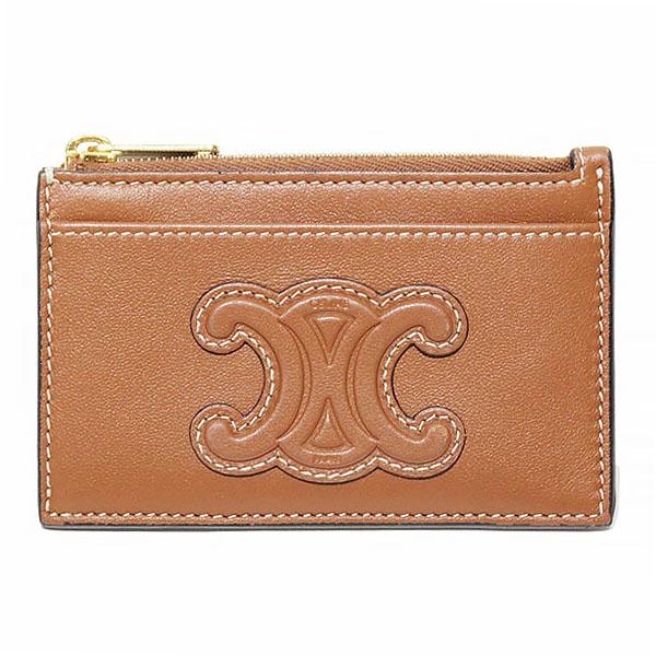 TRIOMPHE セリーヌ CELINE ジップ付きカードホルダー キュイル