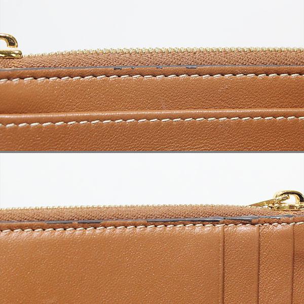 CELINE ケース カード キュイル トリオンフ スムースラムスキン TRIOMPHE セリーヌ CELINE ジップ付きカードホルダー キュイル
