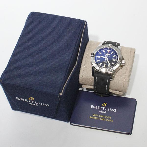 アベンジャー ブライトリング BREITLING A17318 ブラック文字盤 SS 