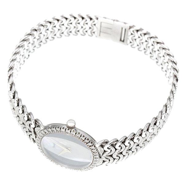 PIAGET（ピアジェ） ホワイトシェル文字盤 K18WG ダイヤモンドベゼル