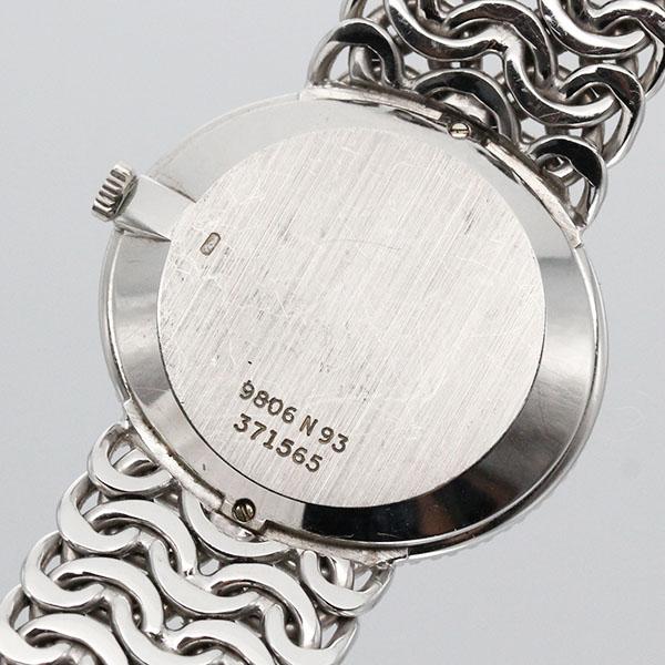 PIAGET（ピアジェ） ホワイトシェル文字盤 K18WG ダイヤモンドベゼル