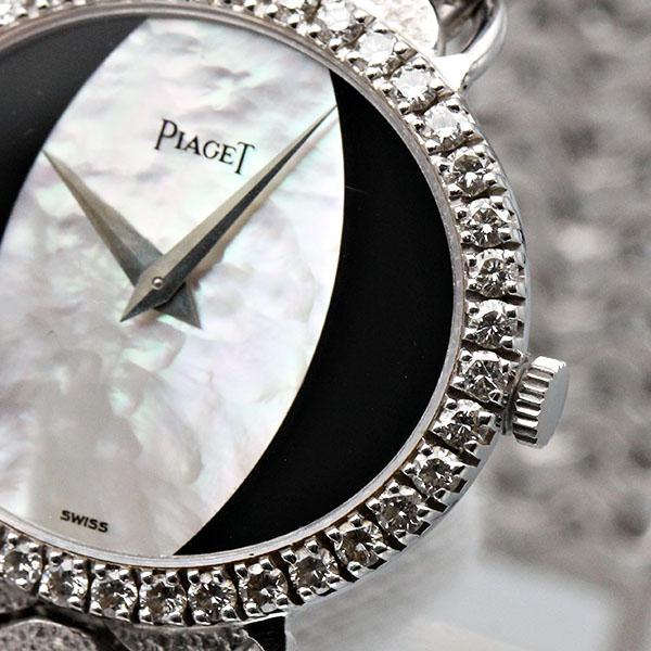 PIAGET（ピアジェ） ホワイトシェル文字盤 K18WG ダイヤモンドベゼル