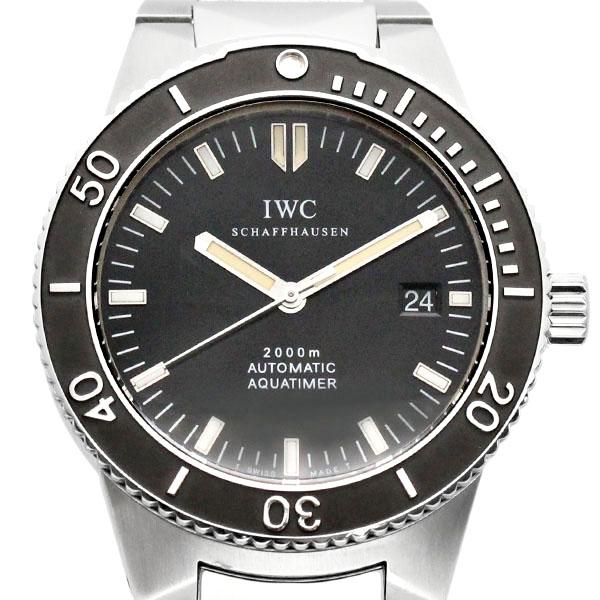 インターナショナルウォッチカンパニー IWC GST アクアタイマー デイト IW353602 ブラック文字盤 SS メンズ腕時計 自動巻き 42mm ブランド | アクアタイマー