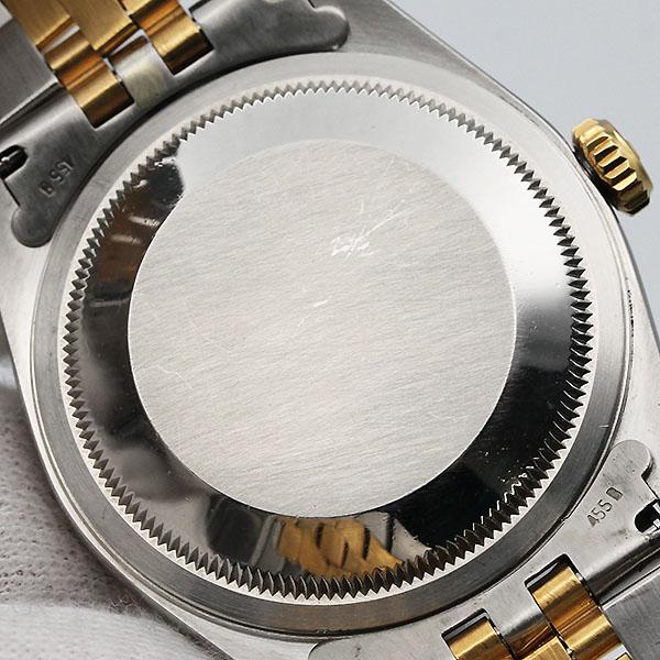 デイトジャスト ロレックス ROLEX 16233G ブラック文字盤 W番 10P