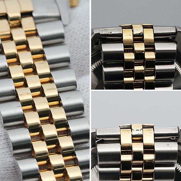 デイトジャスト ロレックス ROLEX 16233G ブラック文字盤 W番 10P