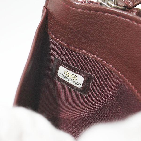 マトラッセ シャネル CHANEL ラムスキン ブラック ココマーク 長財布