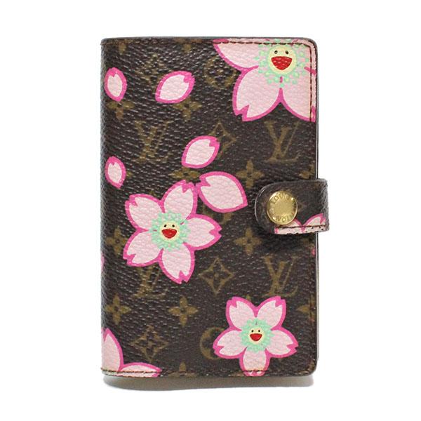 未使用級✨ レア✨ルイヴィトン 村上隆チェリーブロッサムアジェンダミニ手帳カバー LOUIS VUITTON（ルイ・ヴィトン） モノグラム チェリーブロッサム