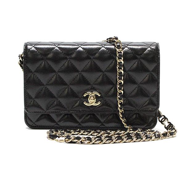 CHANEL（シャネル） 美品 マトラッセ ココマーク チェーン ウォレット