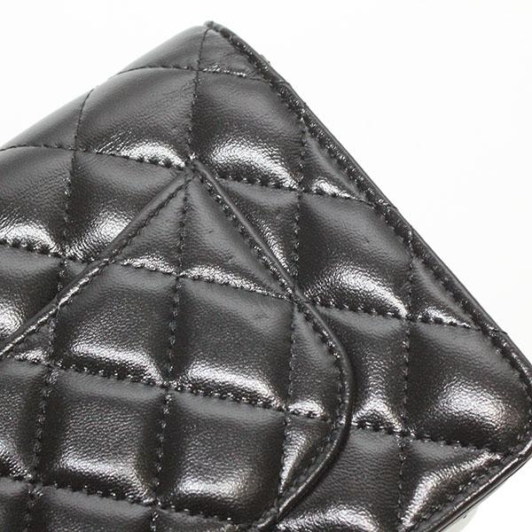 CHANEL（シャネル） 美品 マトラッセ ココマーク チェーン ウォレット