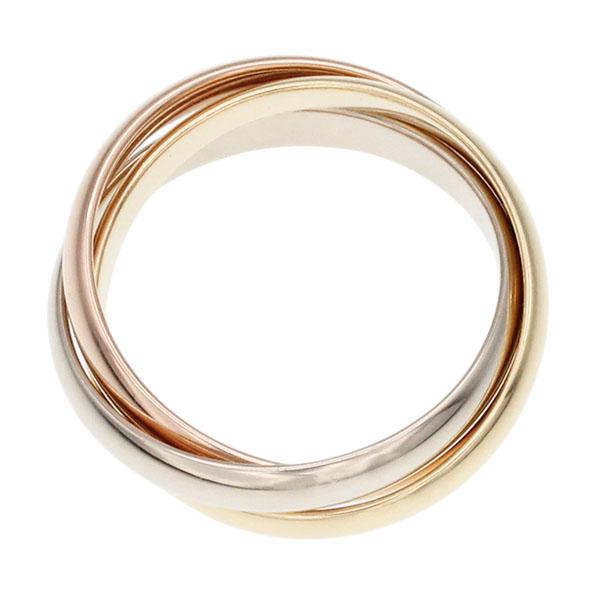 トリニティリング スリーカラー TRINITY（Cartier） カルティエ Cartier トリニティ リング #57 K18YG