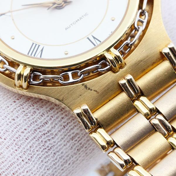 ULYSSE NARDIN（ユリスナルダン） ラ チェーン シルバー文字盤 K18YG