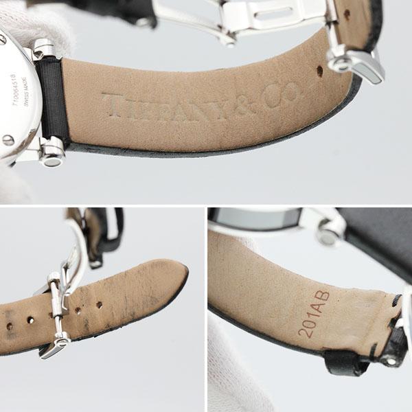 ティファニー TIFFANY&Co. アトラス Z1300.11.11A10A00A ブラック文字盤 SS レディース腕時計 クォーツ 女性 誕生日 プレゼント ブランドの画像