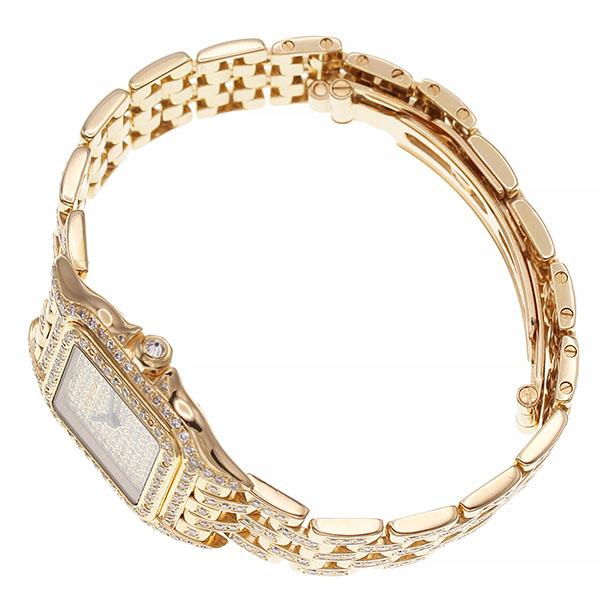 最終値下げ Cartier カルティエ パンテール アフターダイヤ カルティエ Cartier パンテールSM アフターダイヤ K18YG レディース