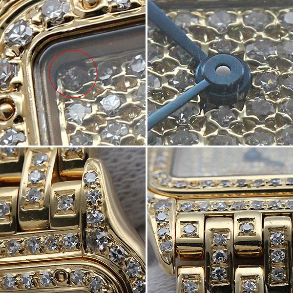 カルティエ Cartier パンテールSM アフターダイヤ K18YG レディース