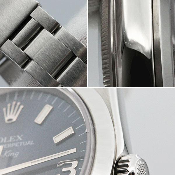 エアキング ロレックス ROLEX 14000 ブルー文字盤 U番(1997年頃製) SS