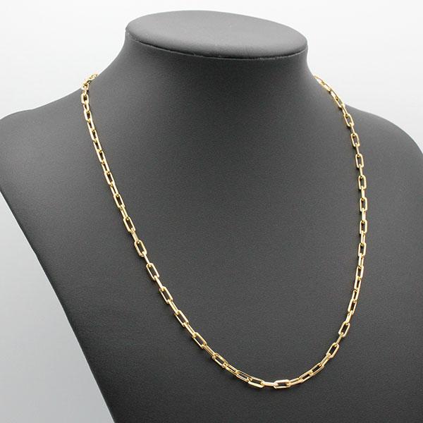 Cartier（カルティエ） サントス ドゥ ネックレス K18YG 56cm 金