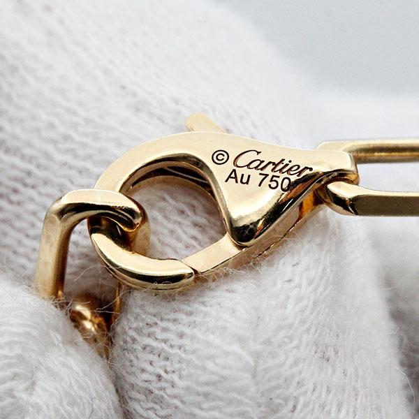 Cartier（カルティエ） サントス ドゥ ネックレス K18YG 56cm 金