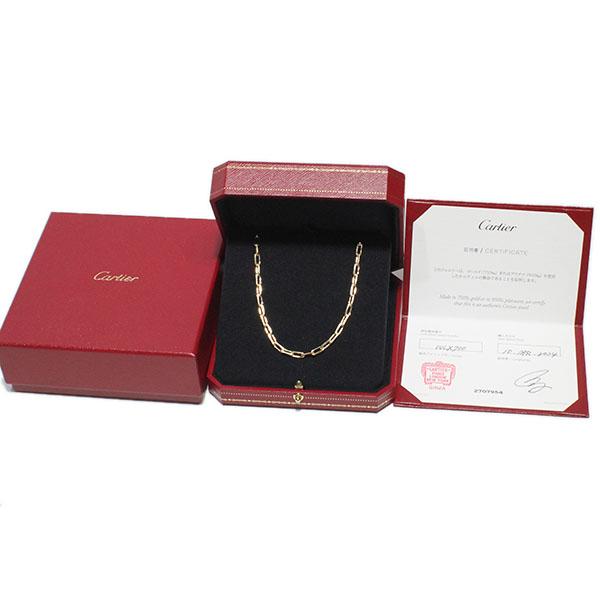 Cartier（カルティエ） サントス ドゥ ネックレス K18YG 56cm 金