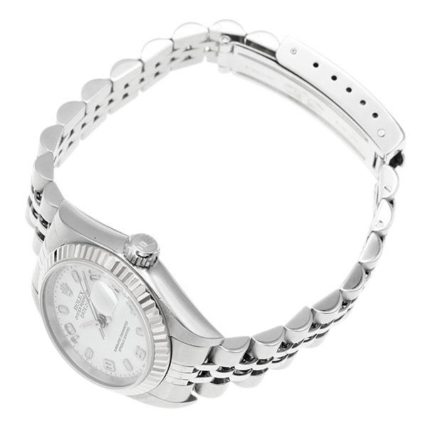 ロレックス ROLEX デイトジャスト 79174 ホワイト文字盤 飛びアラビア Y番(2002年頃製) 自動巻き レディース 腕時計 中古 正規品 | デイトジャスト | 01
