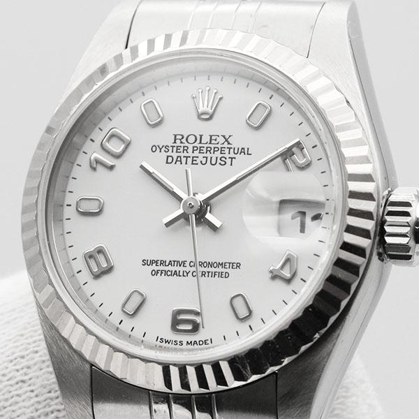 ロレックス ROLEX デイトジャスト 79174 ホワイト文字盤 飛びアラビア Y番(2002年頃製) 自動巻き レディース 腕時計 中古 正規品 | デイトジャスト | 08