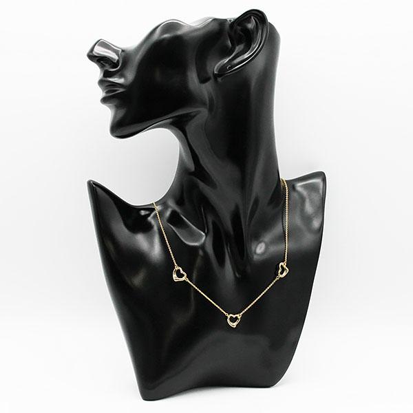 TIFFANY&Coホリデーエルサペレッティオープンハート3ネックレス TIFFANY&Co.（ティファニー） ネックレス トリプル オープンハート 3P