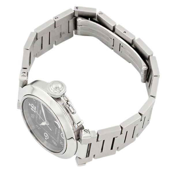 PASHA DE CARTIER カルティエ Cartier パシャC W31043M7 ブラック文字 