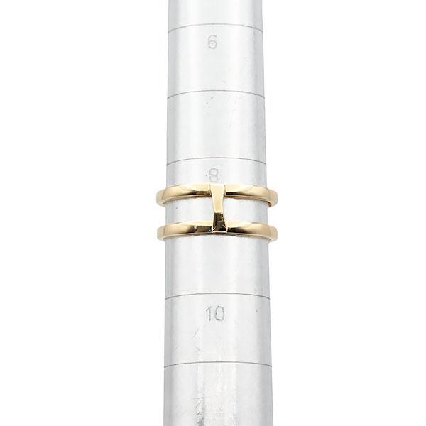 WAKO 和光 ダイヤモンド リング 8.5号 D0.14ct K18YG 指輪 ジュエリー