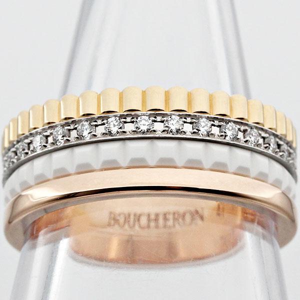 QUATRE ブシュロン BOUCHERON キャトル ホワイト ダイヤ リング