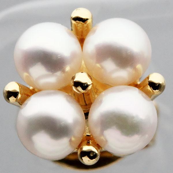 MIKIMOTO ミキモトK18 ゴールド　パール　 真珠　ピアス　アクセサリー MIKIMOTO（ミキモト） MIKIMOTO K18YG ベビーパール ピアス イエロー