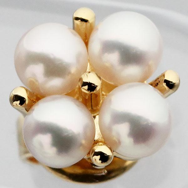 【極美品】ミキモト パール ベビーパール ピアス スタッド K18YG MIKIMOTO（ミキモト） MIKIMOTO K18YG ベビーパール ピアス イエロー