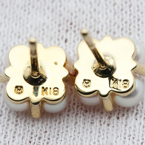 MIKIMOTO（ミキモト） MIKIMOTO K18YG ベビーパール ピアス イエロー