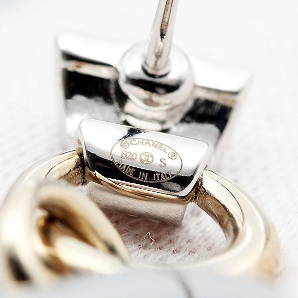 CHANEL（シャネル） ココマーク ハート ラインストーン ピアス メタル