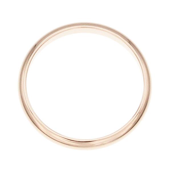 カルティエ Cartier ウエディング バンド リング 2.5mm #52 K18PG