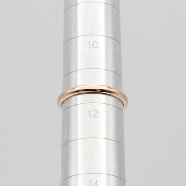 カルティエ Cartier ウエディング バンド リング 2.5mm #52 K18PG