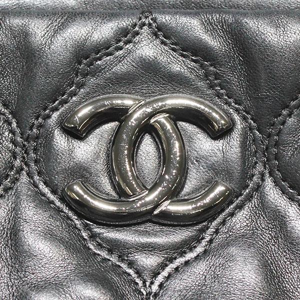 シャネル　バブルキルト レザー ココマーク ダブルチェーンショルダーバッグ CHANEL（シャネル） バブルキルト チェーンショルダーバッグ ココ