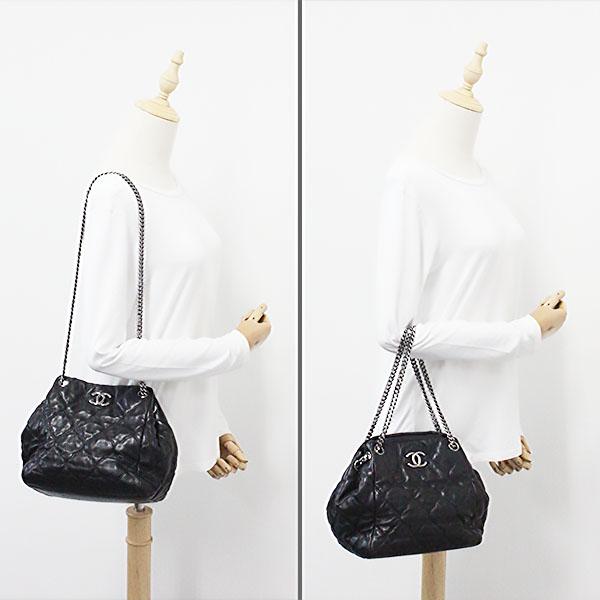 CHANEL（シャネル） バブルキルト チェーンショルダーバッグ ココ