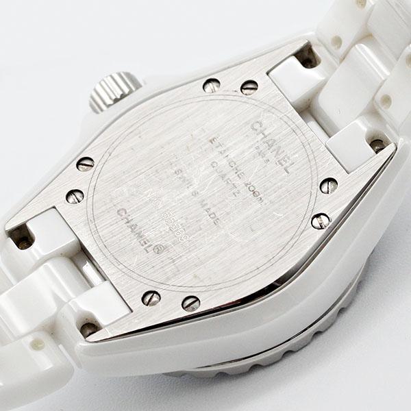 J12 シャネル CHANEL ブルーサファイアベゼル H1179 ホワイト文字盤