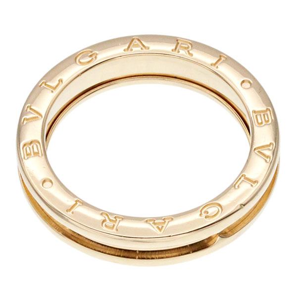 ビー・ゼロワン ブルガリ BVLGARI 1バンド リング #60 K18YG ゴールド
