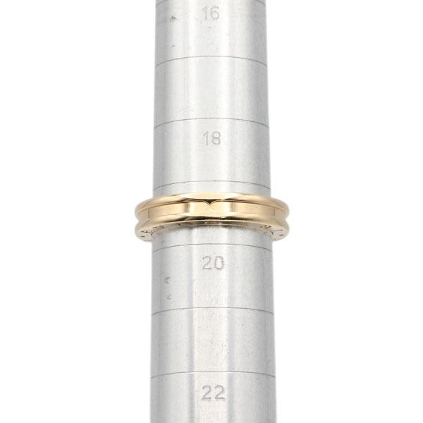 ビー・ゼロワン ブルガリ BVLGARI 1バンド リング #60 K18YG ゴールド