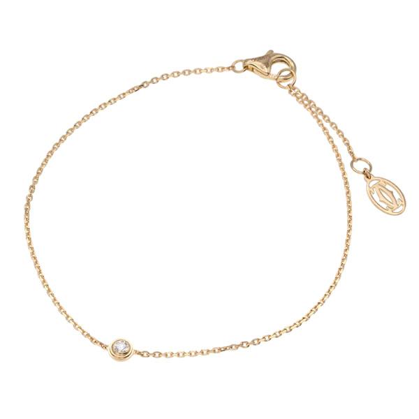 カルティエ ダムール Cartier ブレスレット XS ダイヤモンド K18YG