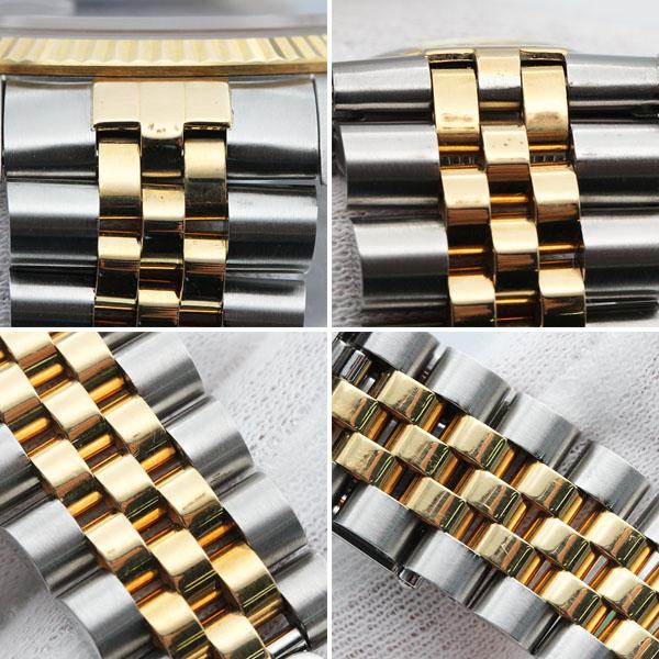 デイトジャスト ロレックス ROLEX 16233G ブルー文字盤 10Pダイヤ SS