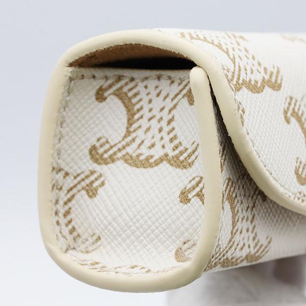 セリーヌ CELINE リングケース トリオンフキャンバス ホワイト