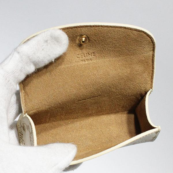 セリーヌ CELINE リングケース トリオンフキャンバス ホワイト