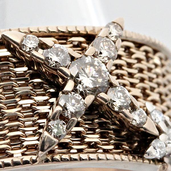 新品仕上げ済み カシケイ KASHIKEY ネイキッド ブラウンダイヤ リング