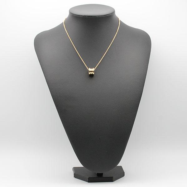 ビー・ゼロワン ブルガリ BVLGARI K18YG ペンダント ネックレス 