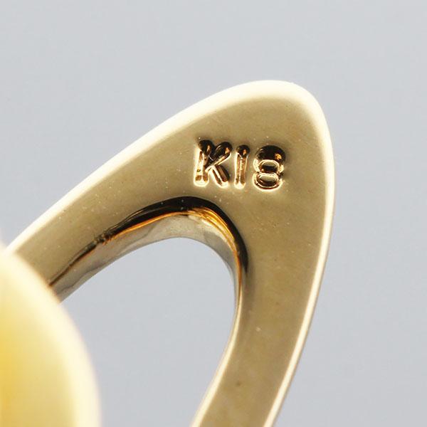 MIKIMOTO（ミキモト） 蝶モチーフ タイピン ブローチ パール K18YG