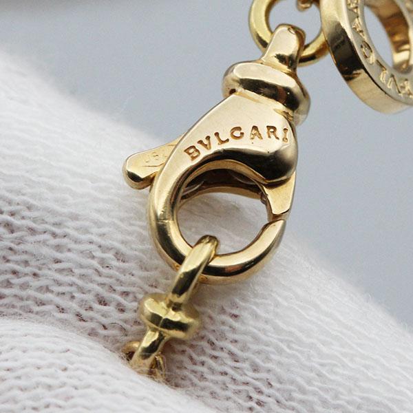 ブルガリ BVLGARI ビー・ゼロワン K18YG ペンダント ネックレス 40cm